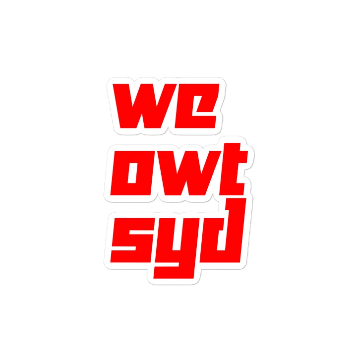 WeOwtsyd Sticker 2 product image (2)