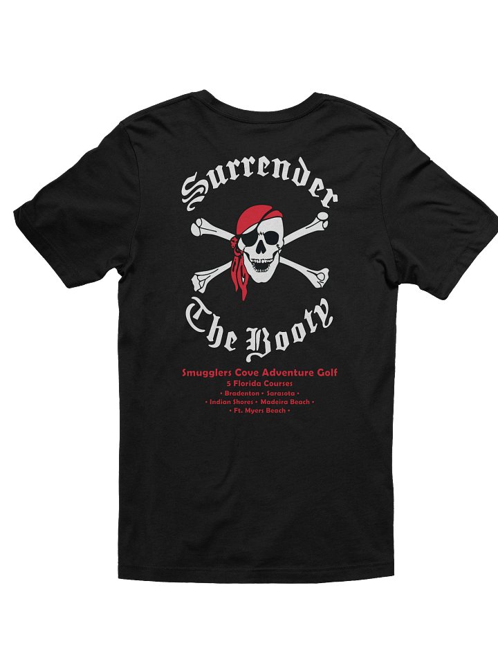 "Surrender the Booty" Cotton Tee - Back Graphic product image (2)