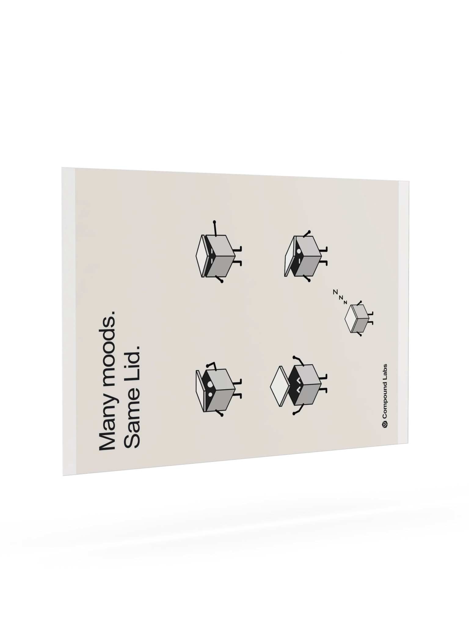 Many moods. Same Lid. — poster product image (7)
