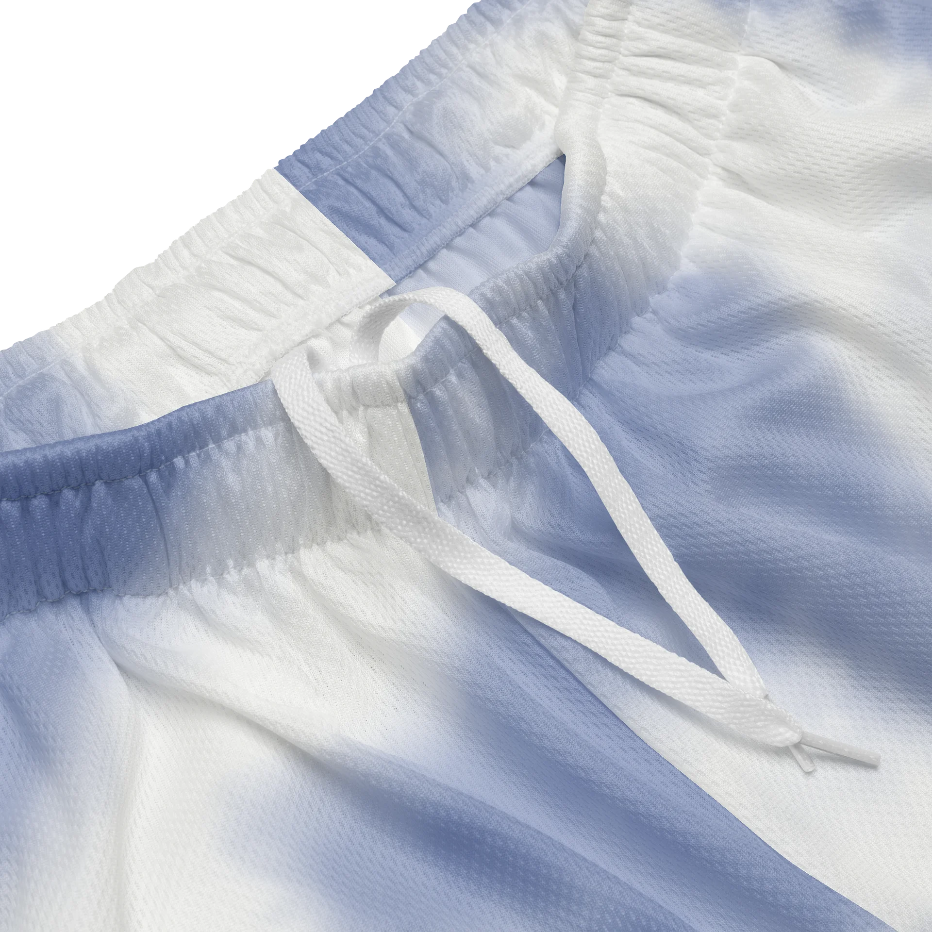 Blue Spiral All-Over Print Mesh Shorts product image (4)