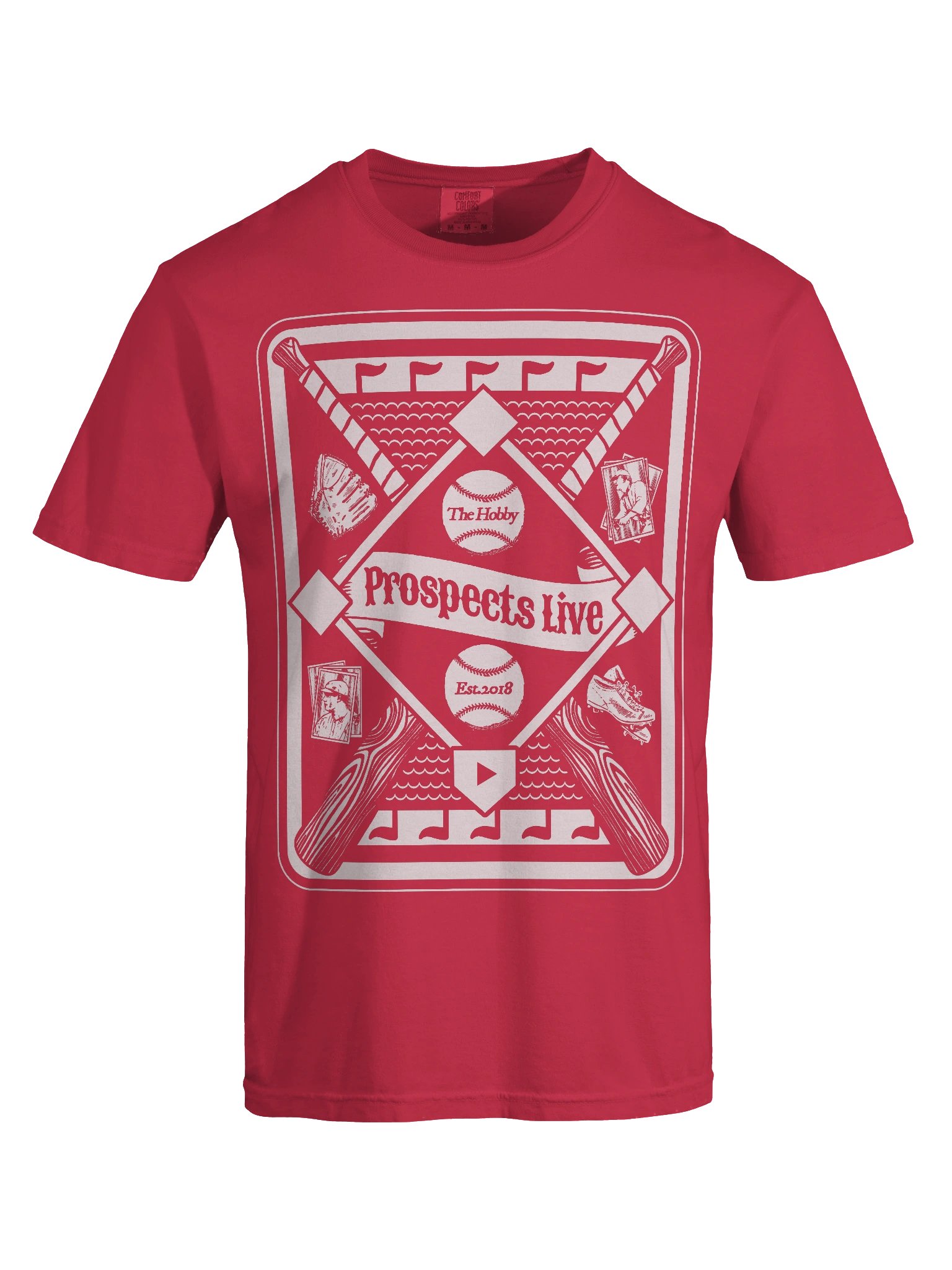 Hobby 'Red-Back' Tee (Light Mode) product image (3)