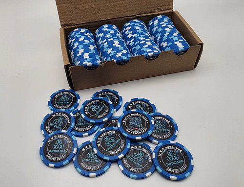 My model show poker chips have arrived!! 
This is my top 4-5 price of each show. 
If your model has one of my poker chips. Th...