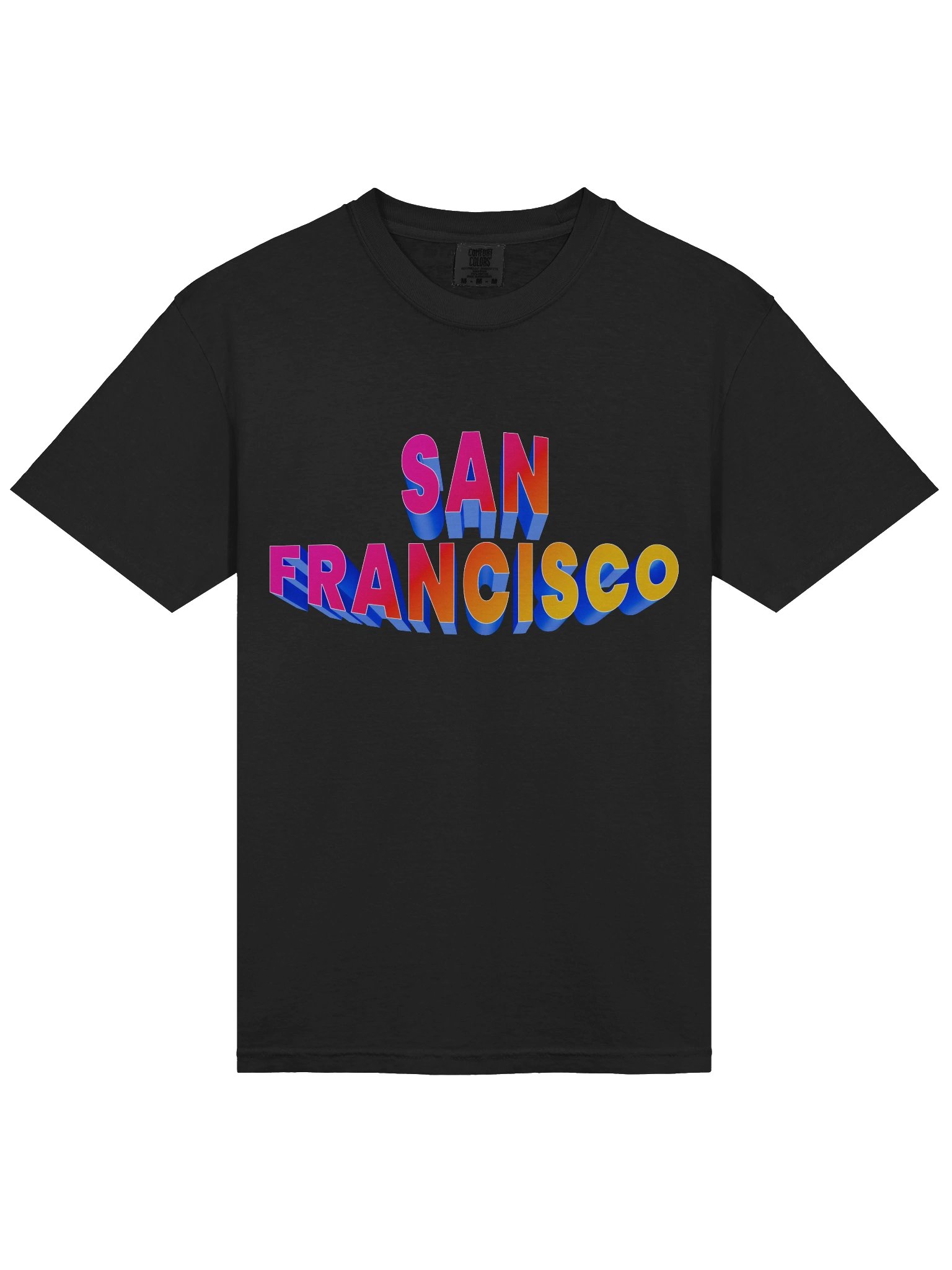 SAN FRANCISCO 3D Bold T-Shirt product image (3)
