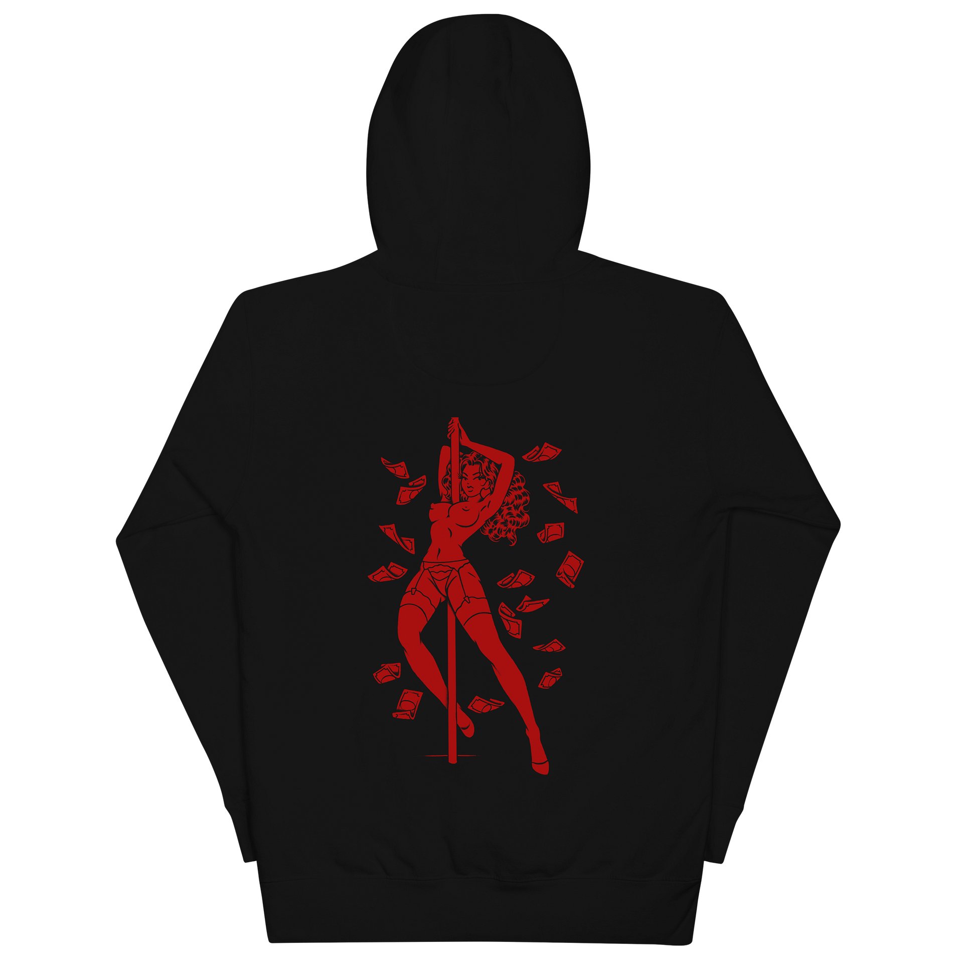 Ivory hoodie - blood red product image (3)
