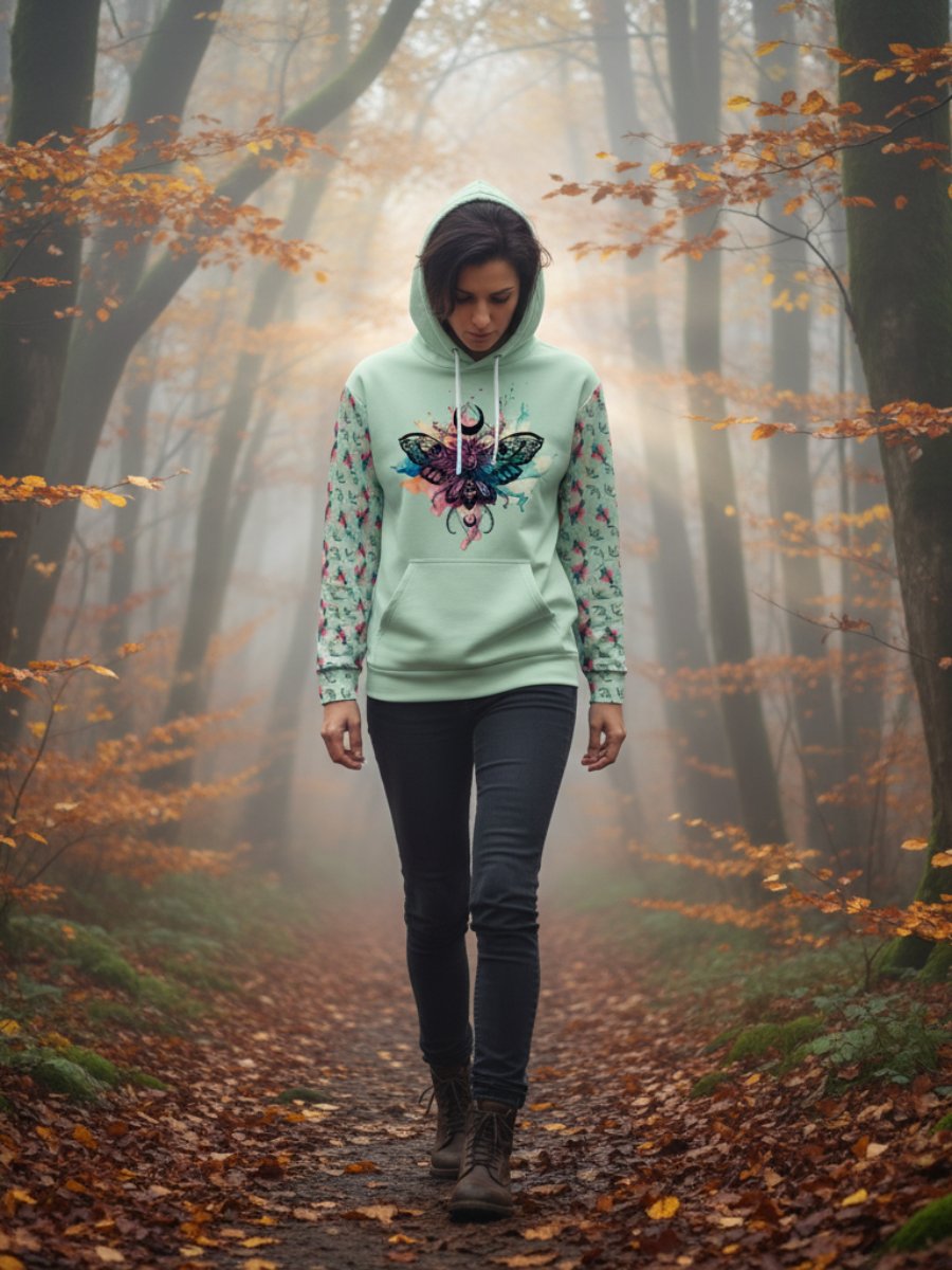 Mystical Skull Moth Hoodie product image (2)