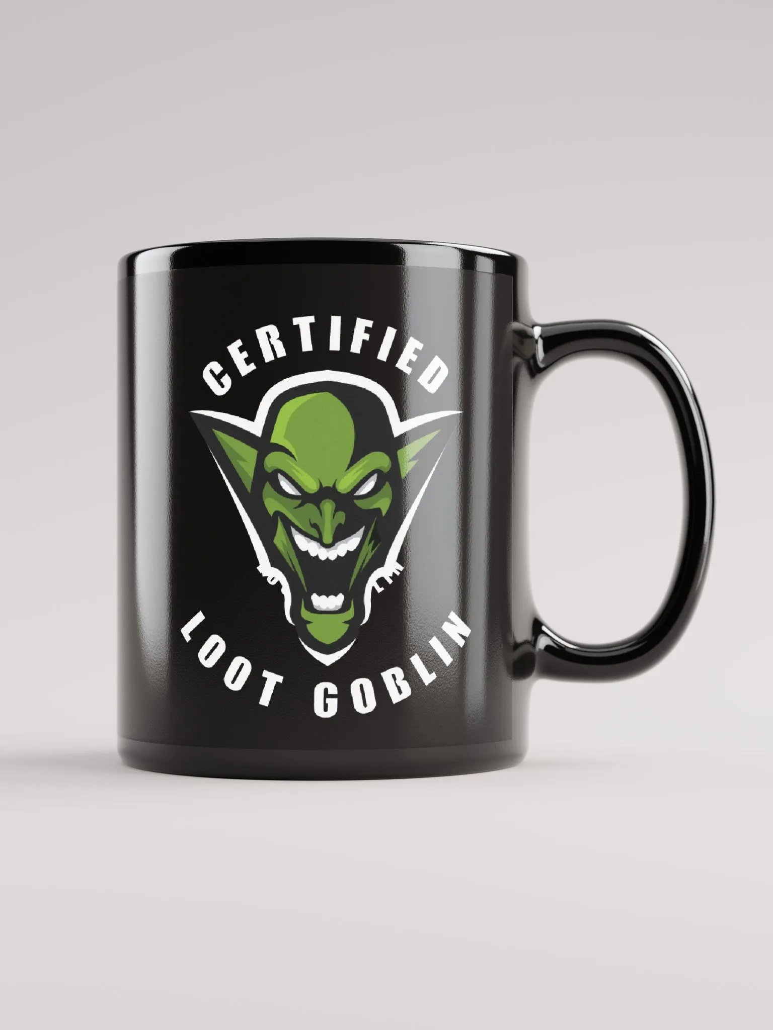 CERTIFIED LOOT GOBLIN MUG product image (1)
