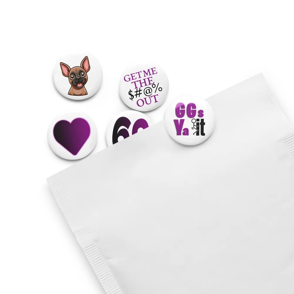 Emote Pin Buttons Set product image (13)