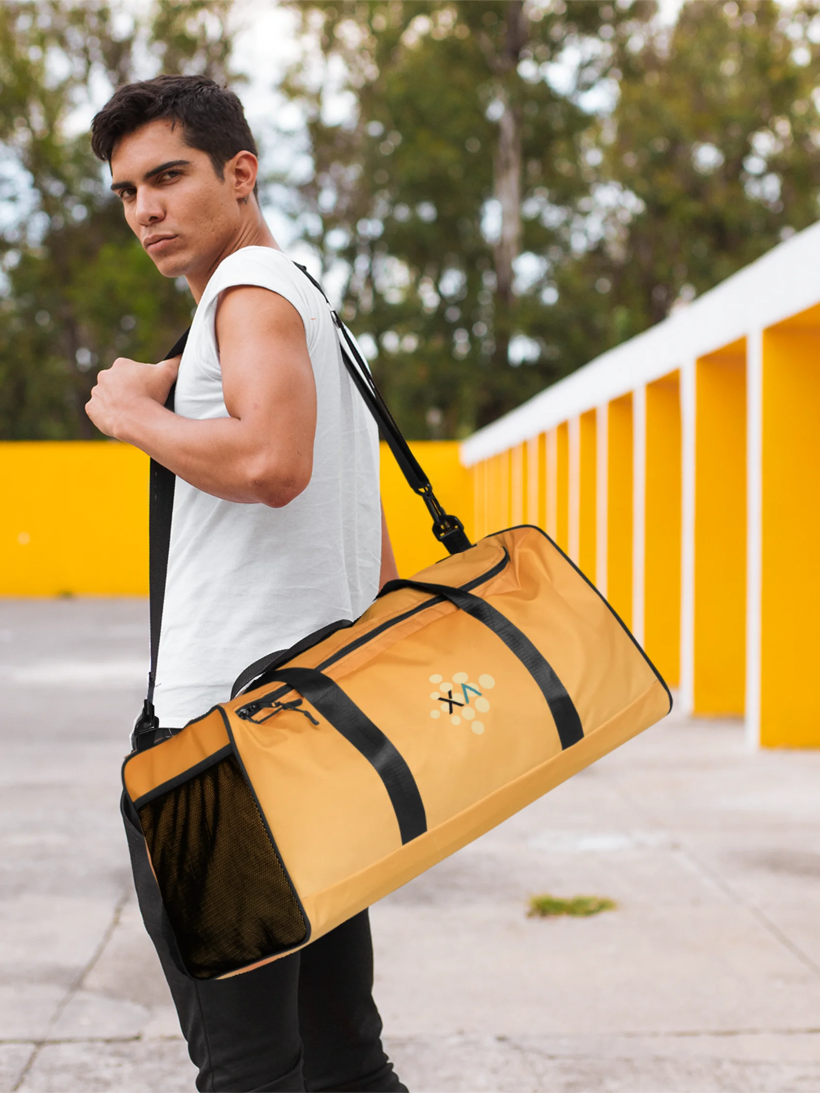 Orange Gradient All-Over Duffle Bag product image (1)