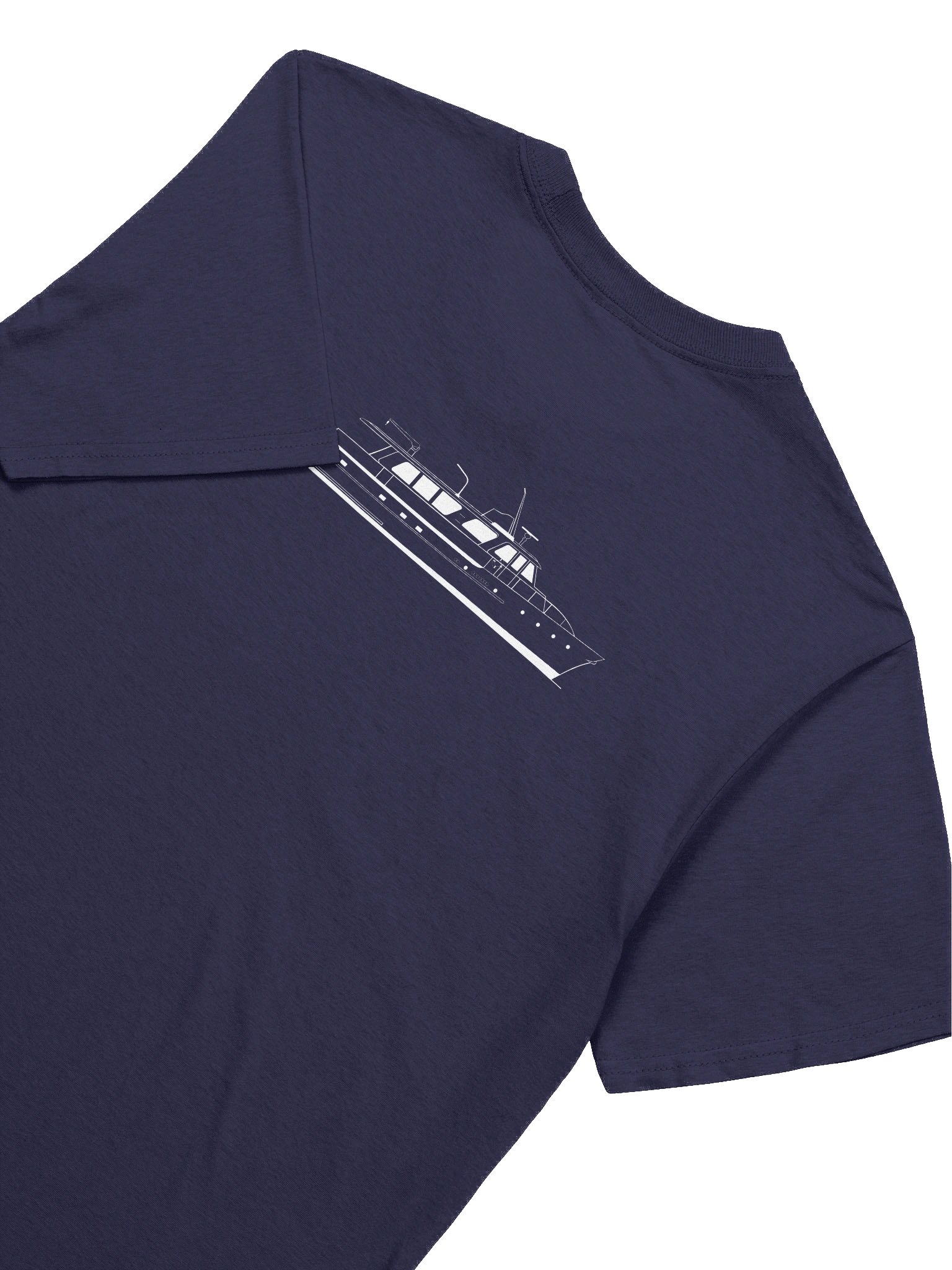 T-Shirt – Tangaroa Boat Outline product image (8)