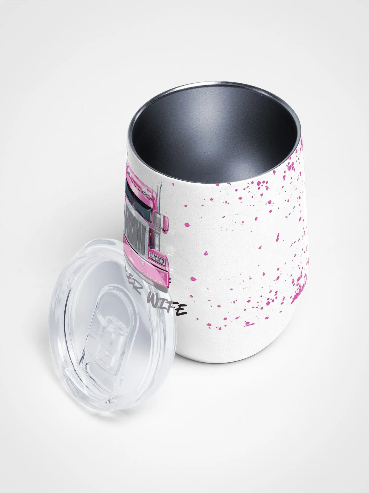 Trucker Wife Wine Tumbler product image (3)
