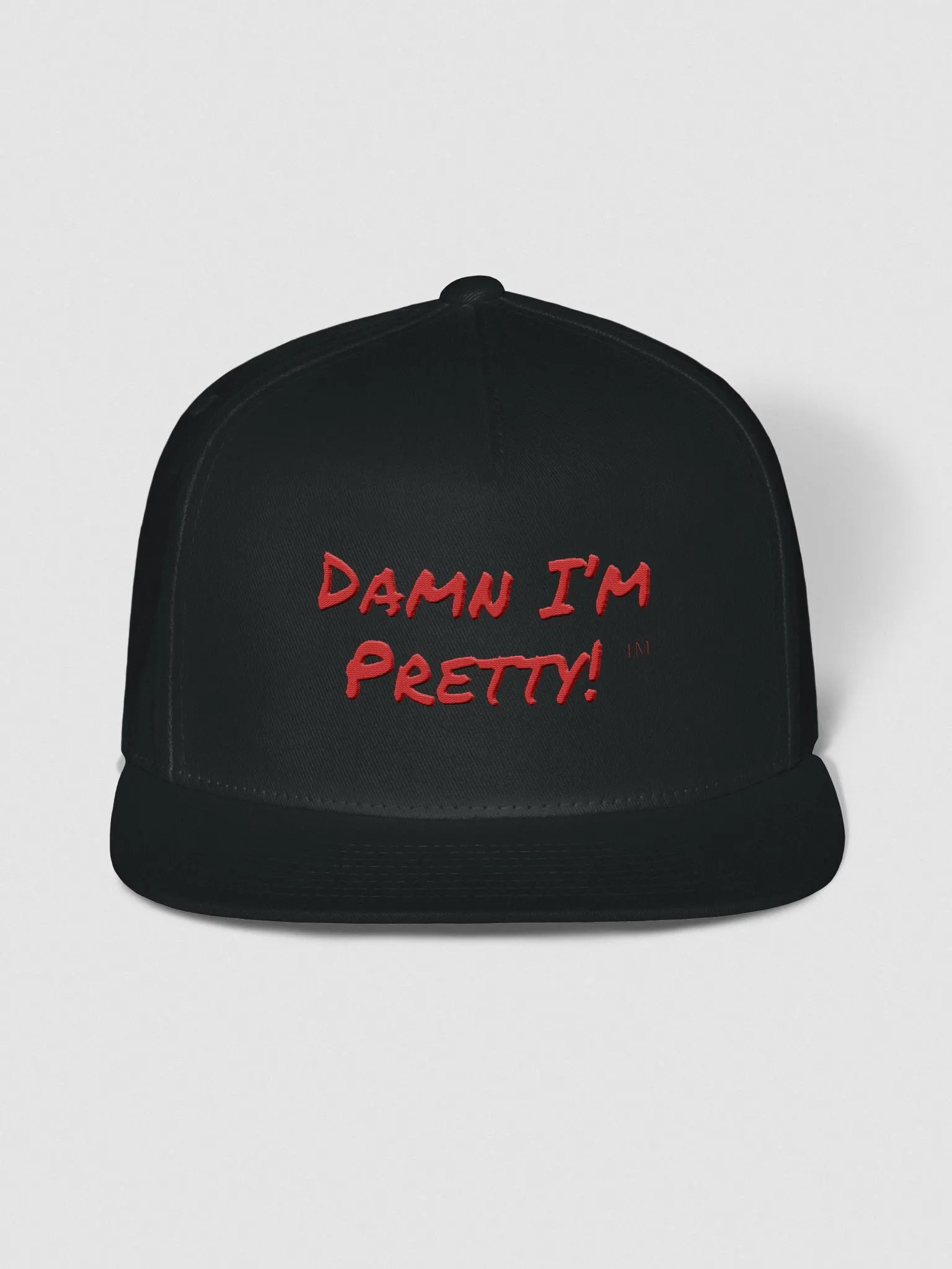 Damn I'm Pretty Cap - RED Lettering product image (1)