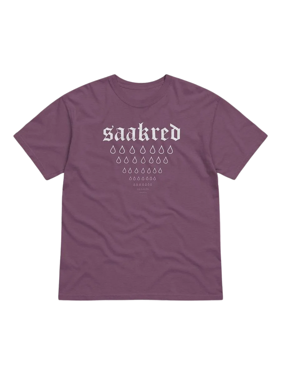 Saakred Tears Tee (purple) product image (1)