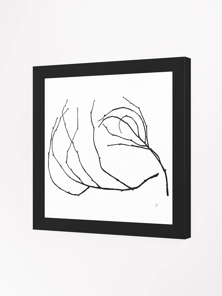 Ethereal Network Framed Art Poster - Stylized Branch product image (6)