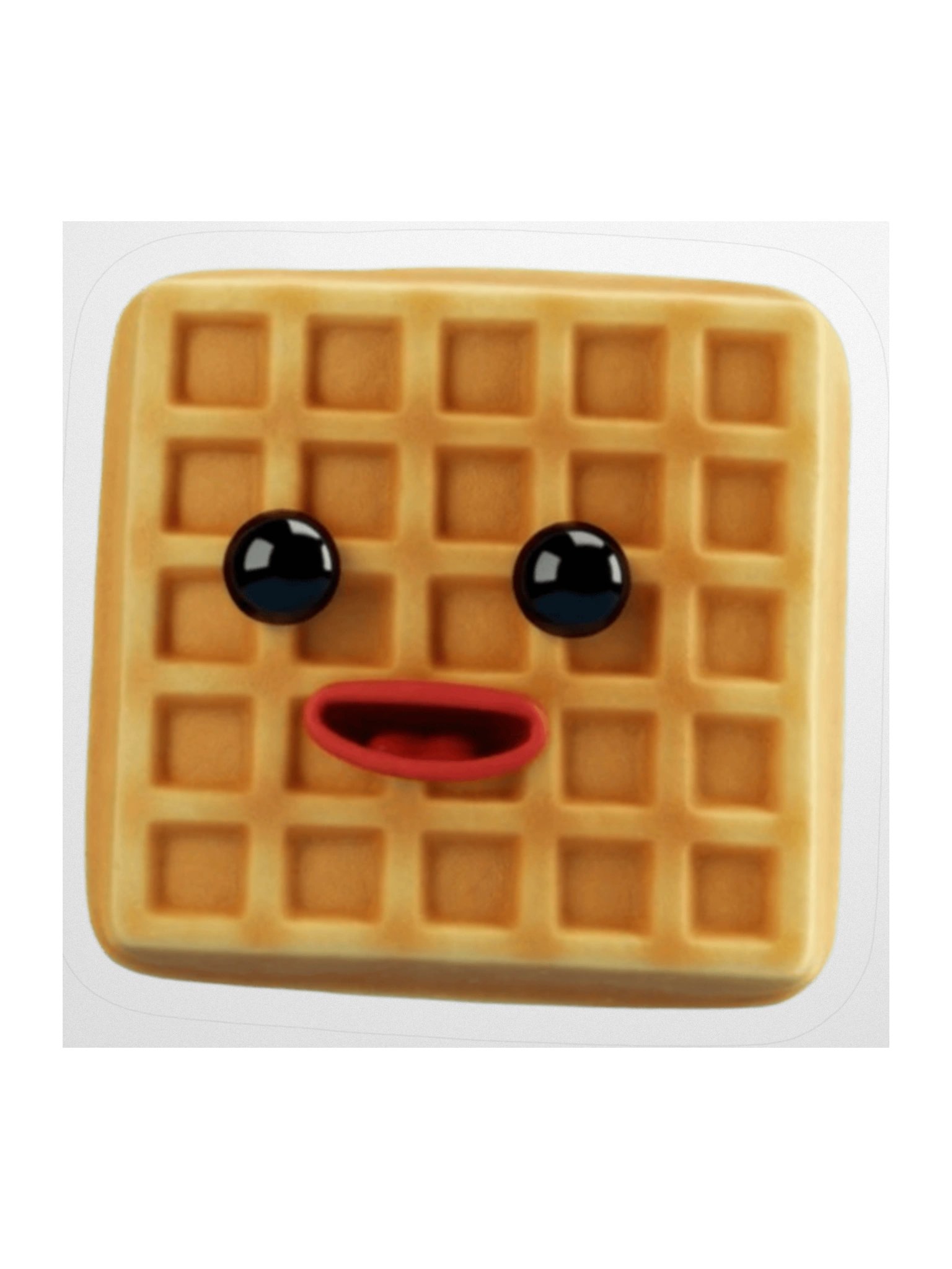 WAFFLŌN STICKER (LARGE) product image (1)