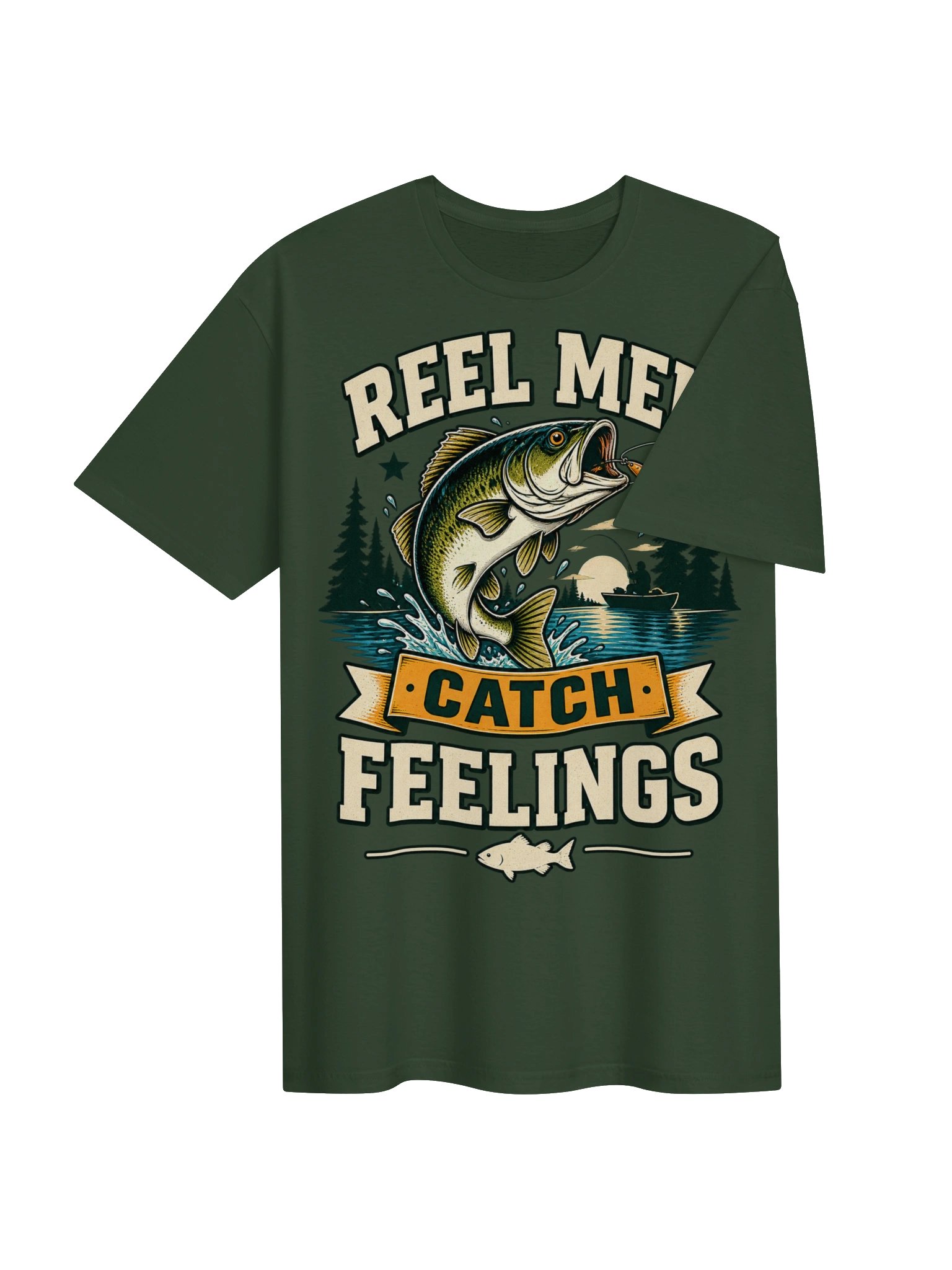 Reel Men Catch Feelings T-shirt product image (14)