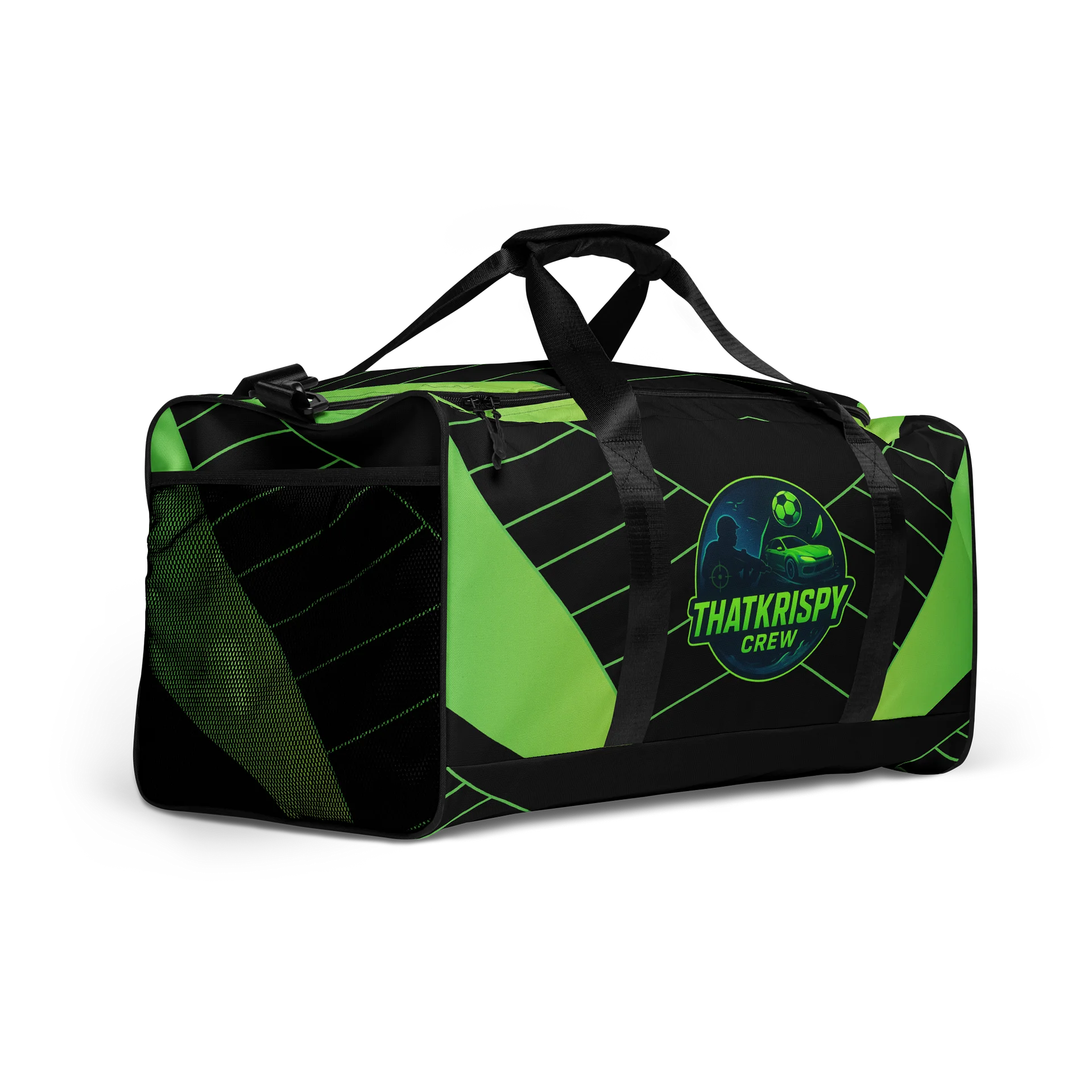 Neon Geometric Vibe Duffle Bag product image (2)