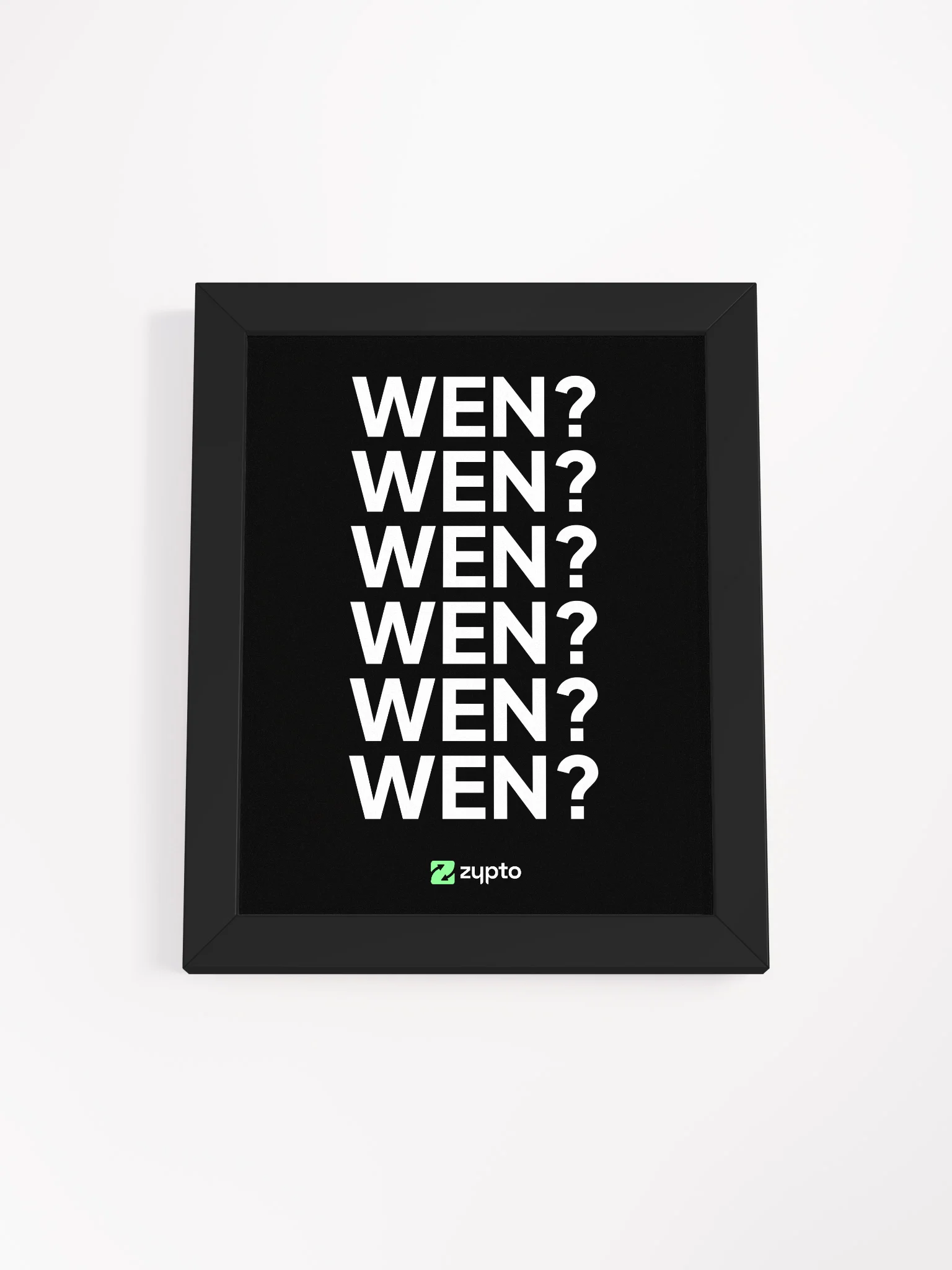 WEN? Framed Poster product image (1)