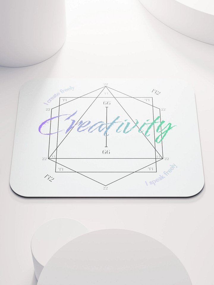 Creativity 132 Vibrational Mousepad (purple to green) product image (1)