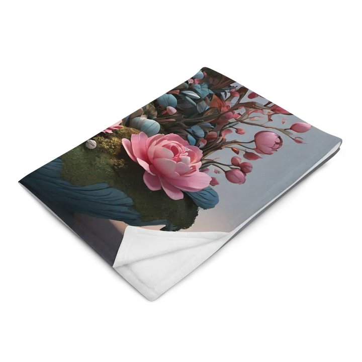 The floral hut design throw blanket product image (14)