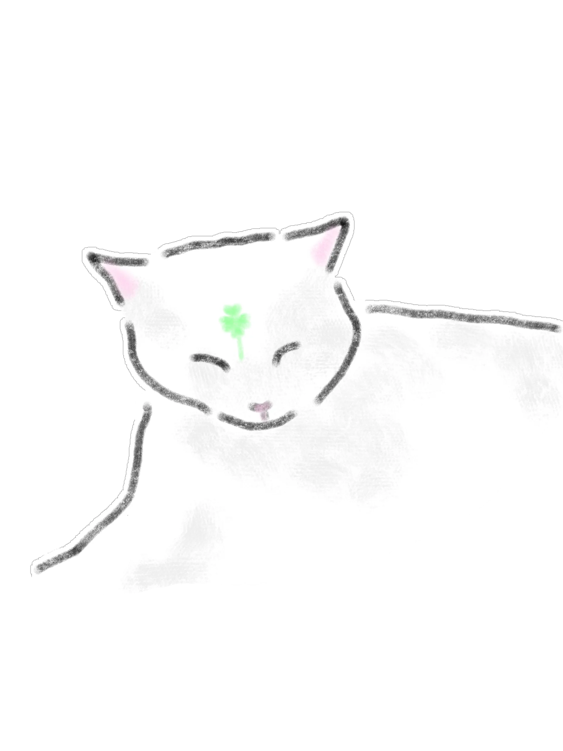 15 Cute Hand-Drawn Cat PNG Clipart Bundle product image (10)
