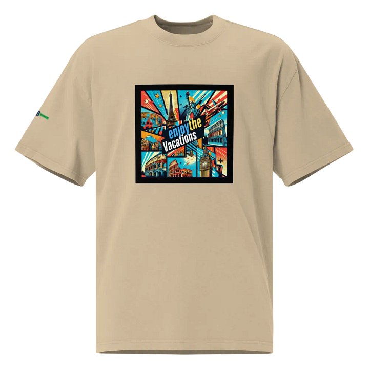 AS Colour Unisex Premium T-Shirt | AI Design explore the world product image (1)