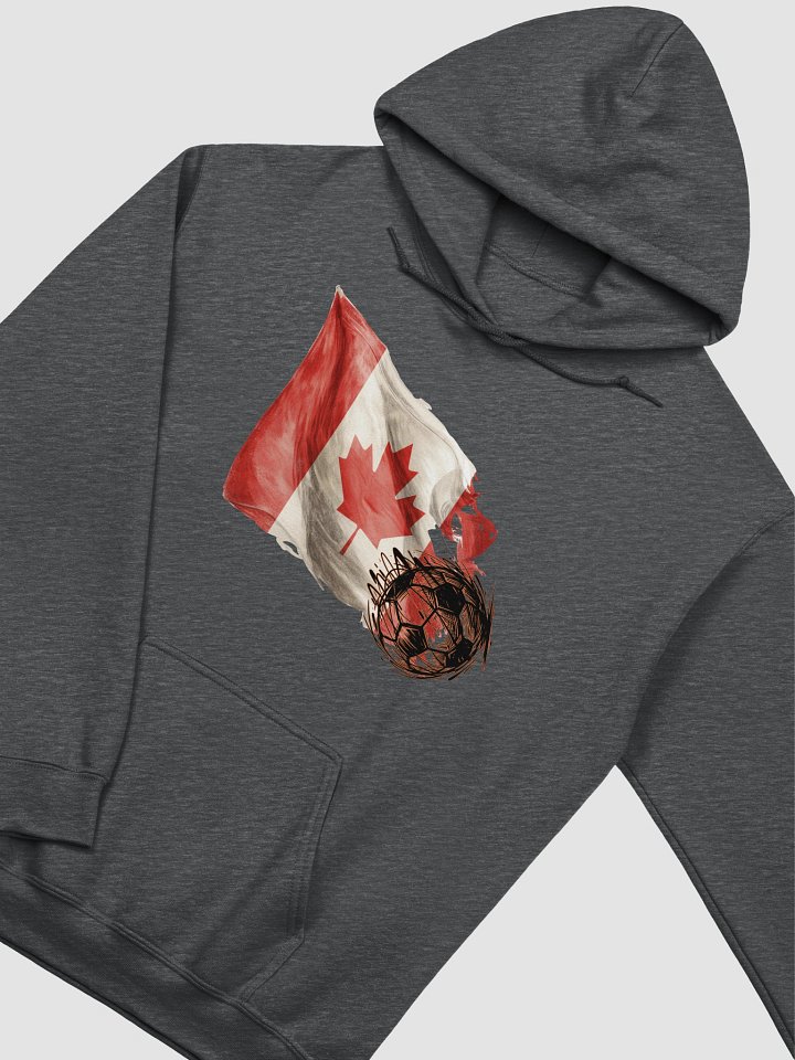 Canada Flag Soccer Football Ball Hoodie product image (2)