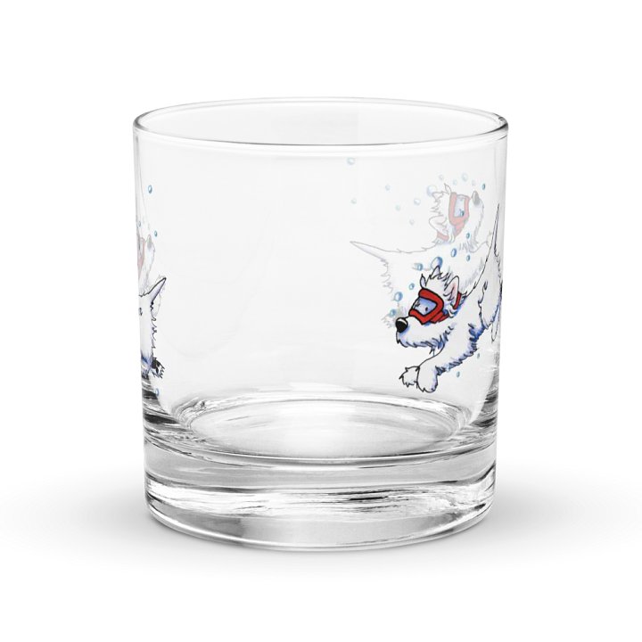 Scuba Westies Goggle Rocks Glass Set product image (2)