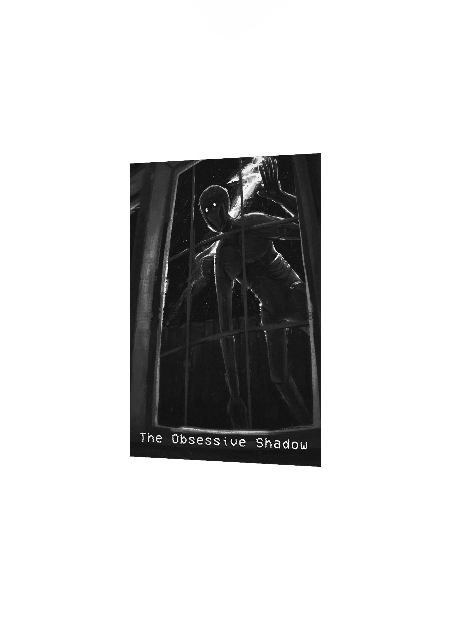 Grayscaled Window Watcher Poster Print product image (10)
