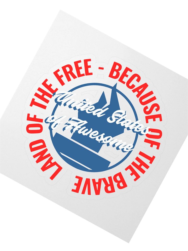 United States of Awesome Kiss Cut Stickers product image (2)