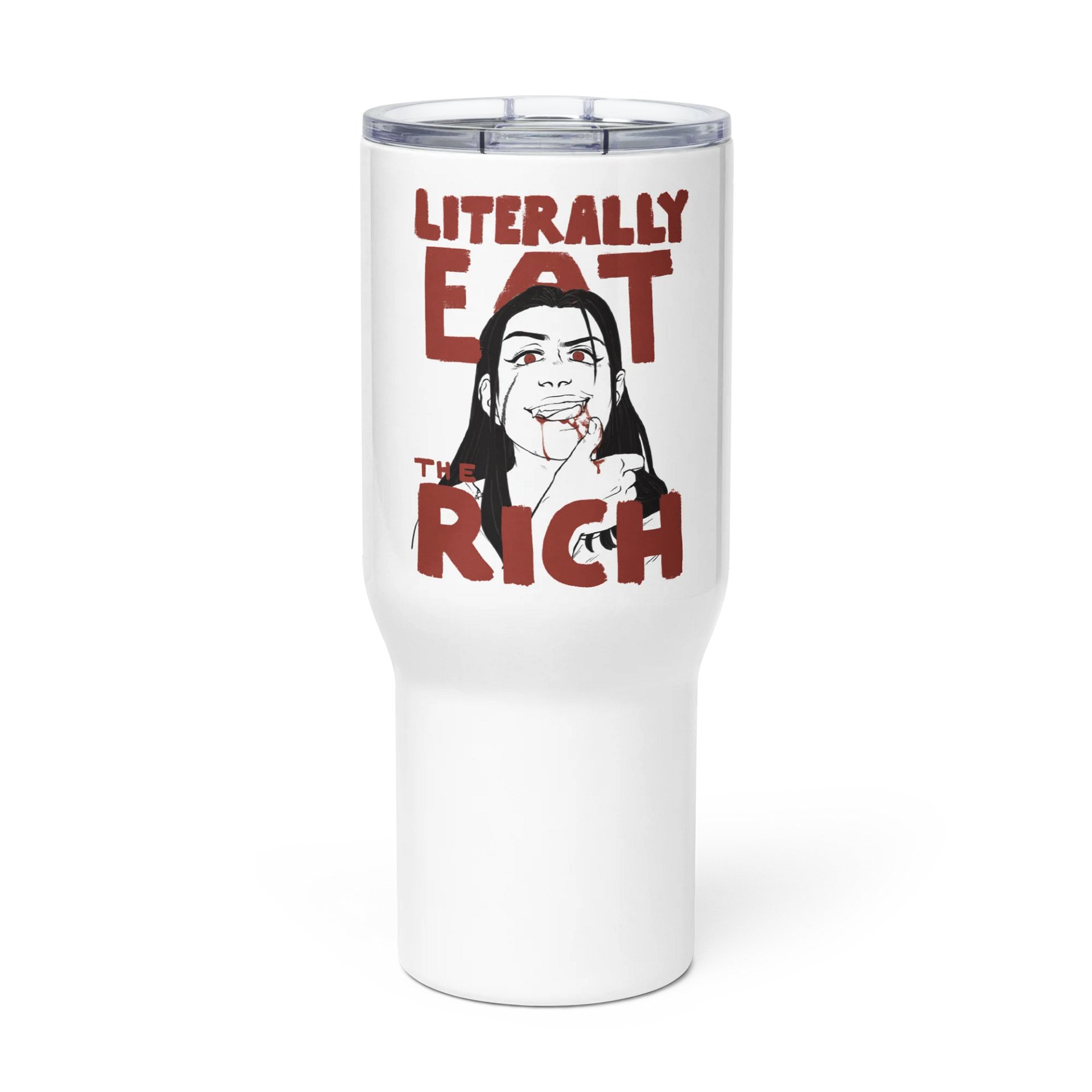 Literally Eat The Rich Travel Mug product image (1)