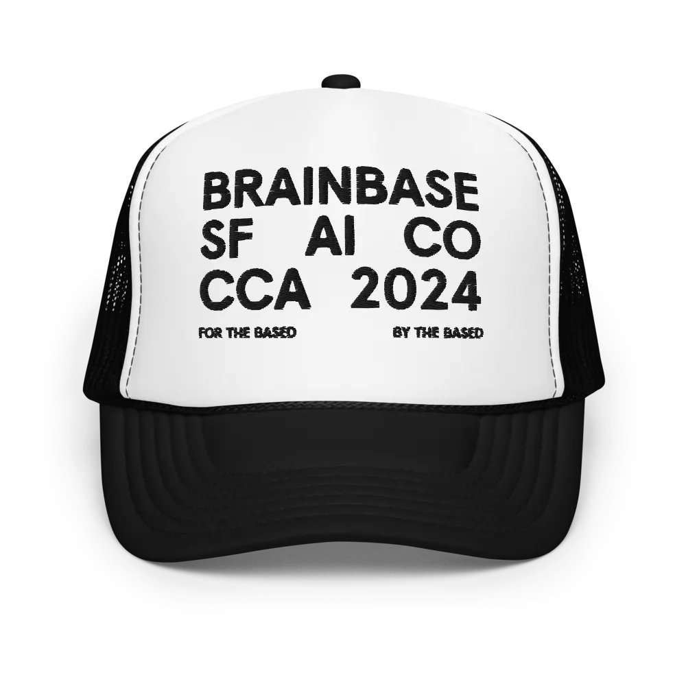 BRAINBASE SF AI CO Foam Trucker Hat product image (2)