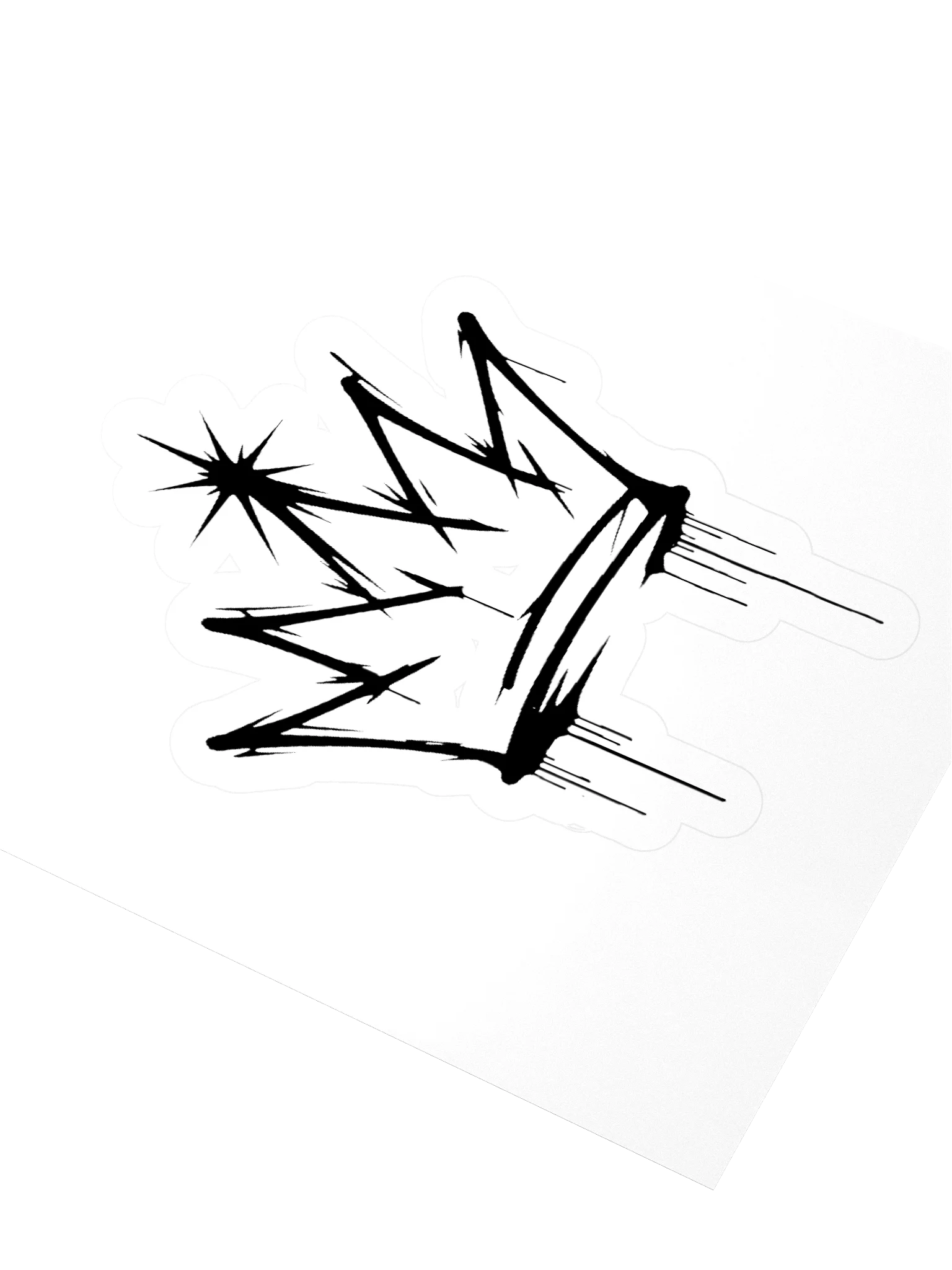 ONE KING Urban Crown Logo Vinyl Sticker product image (4)