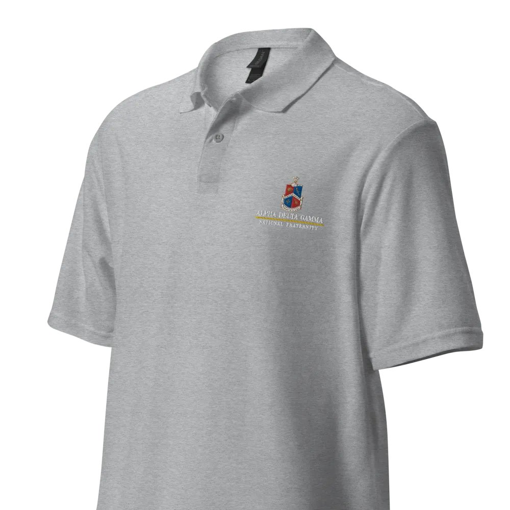 ADG Crest Polo - Grey product image (4)