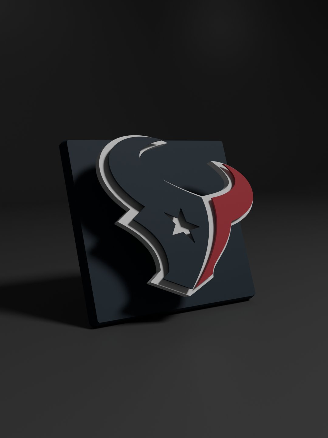 Houston Texans 3D Printed Floating Logo Sign (Digital File Only) product image (1)