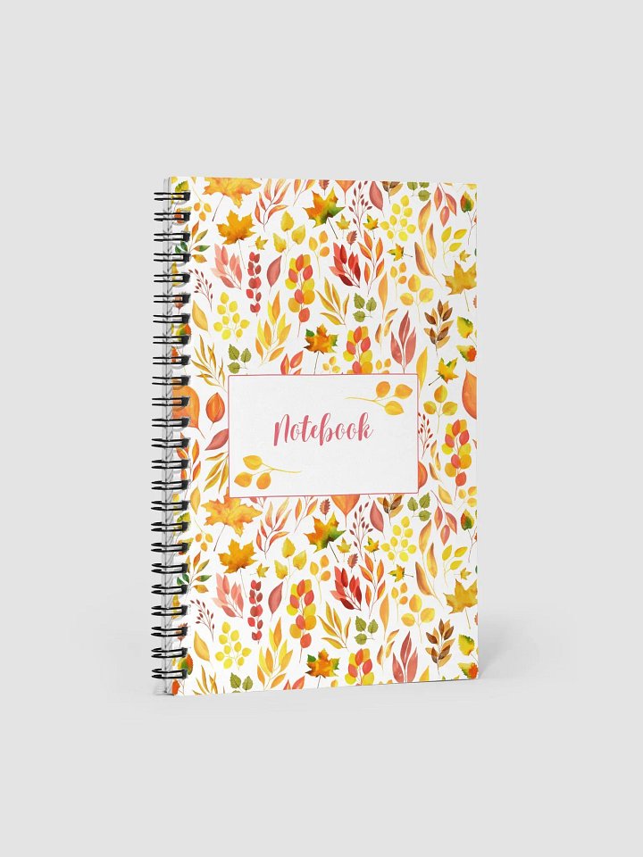 Autumn Leaves Spiral Notebook product image (1)