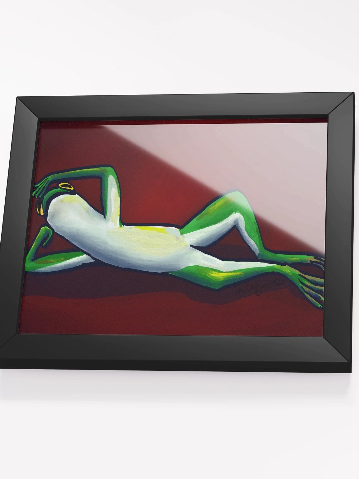 Reclining Frog - Framed product image (4)