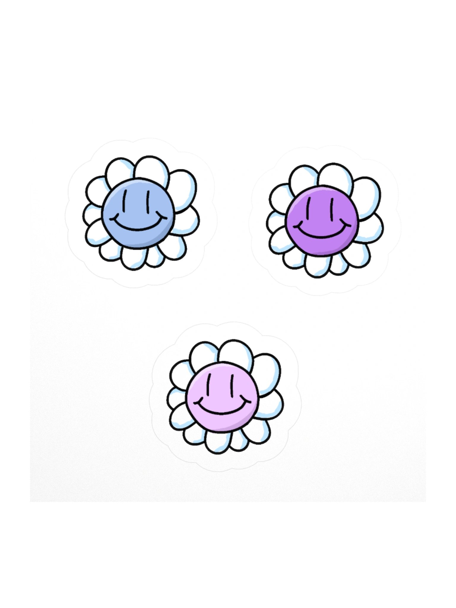 smiling flower stickers 2 product image (1)