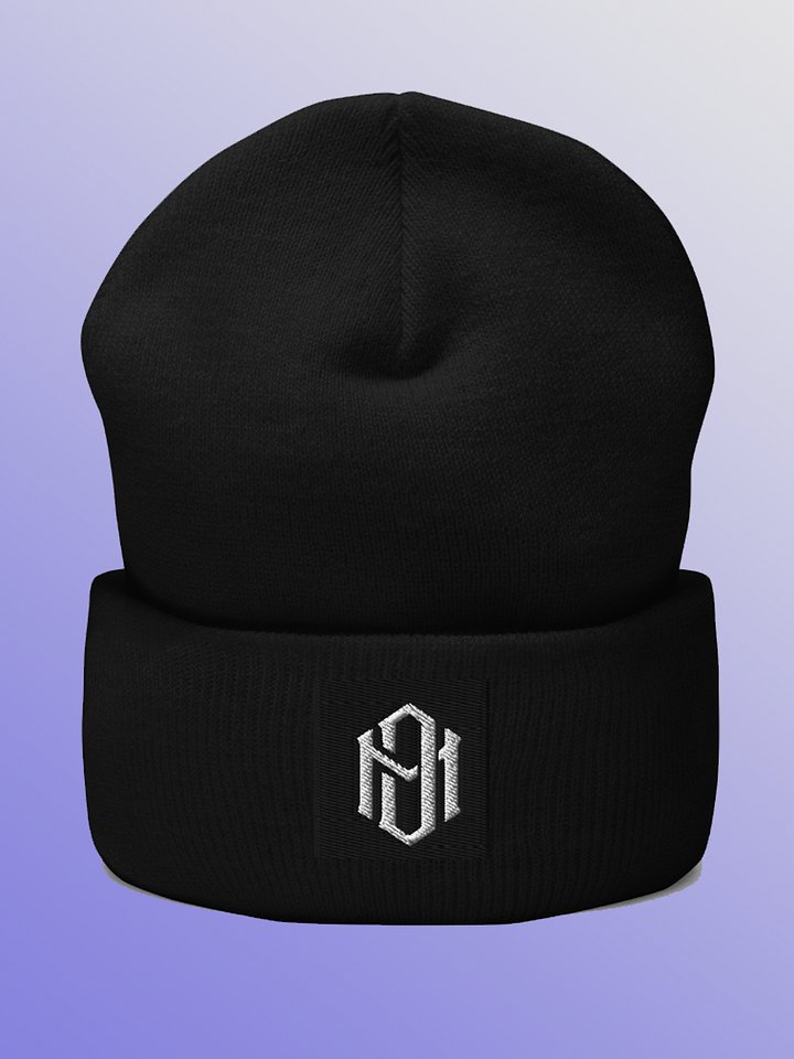White Logo Cuffed Beanie product image (1)