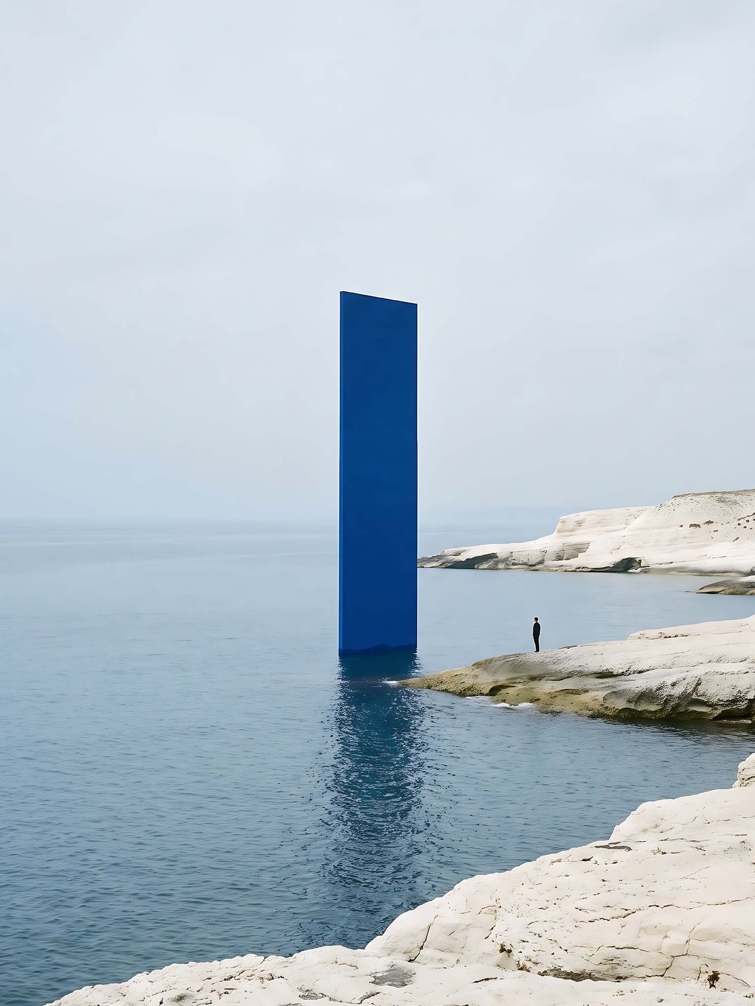 The Blue Interruption - Surreal Coastal Wall Art product image (76)