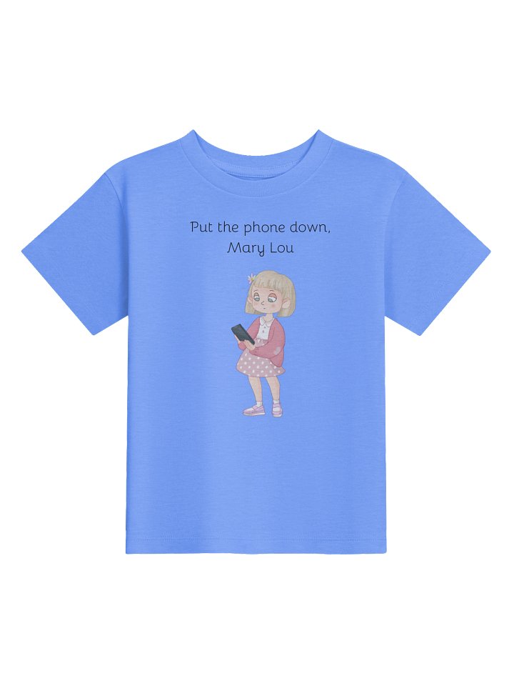 Mary Lou Toddler Tee (black print) product image (1)
