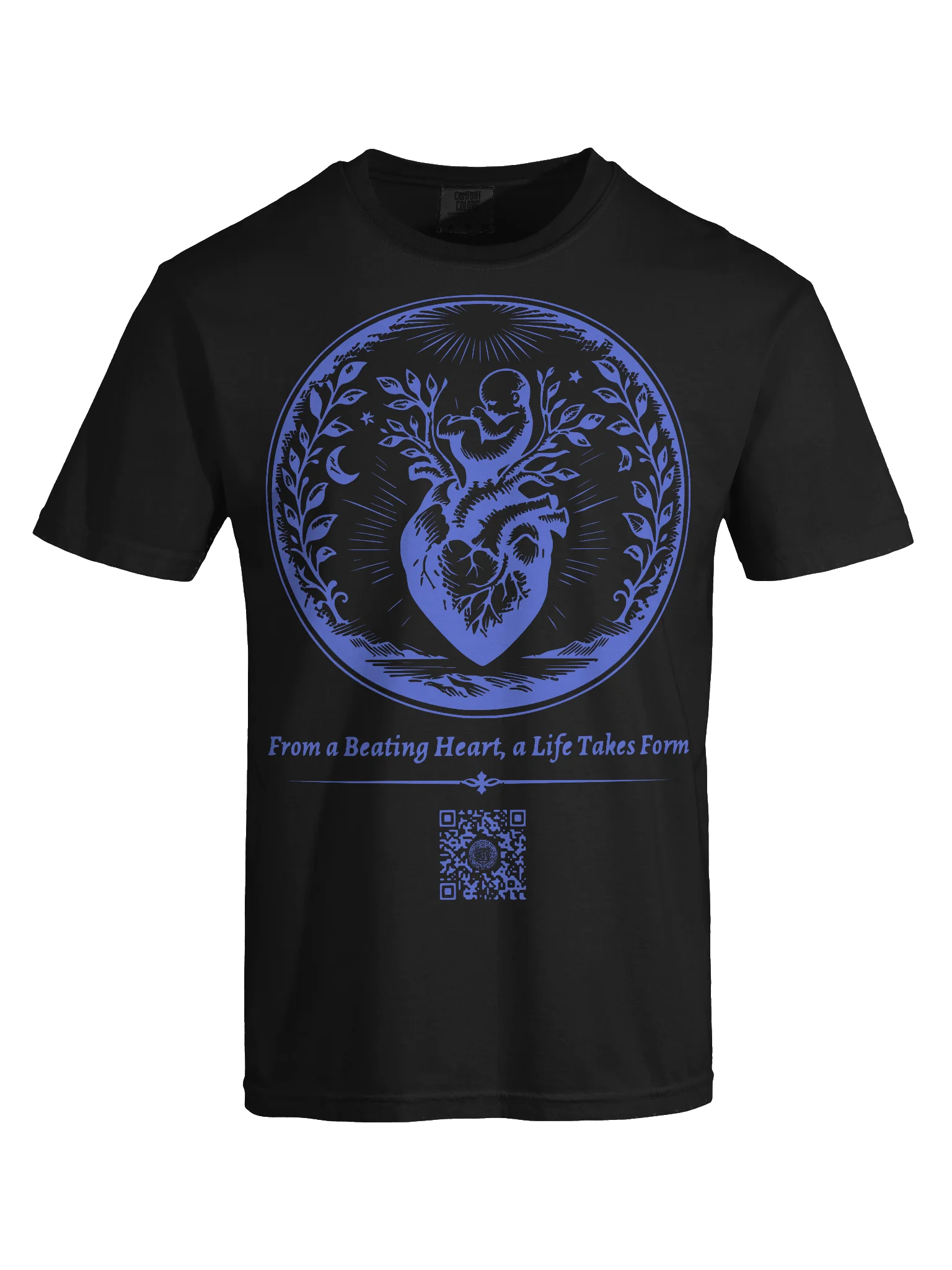 Beating Heart of Life (Color on Black/White) product image (7)