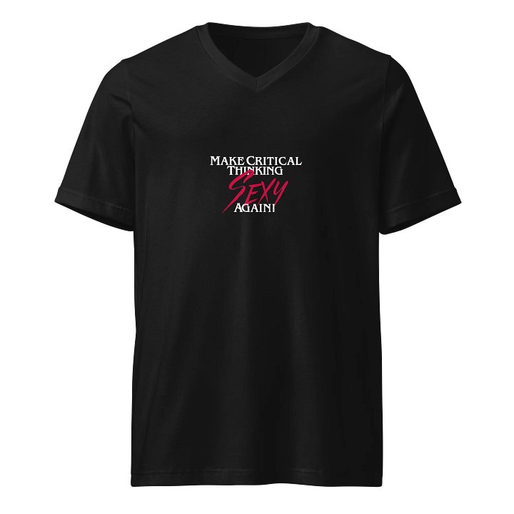 Make Critical Thinking Sexy Again! Men's Soft V-Neck product image (1)