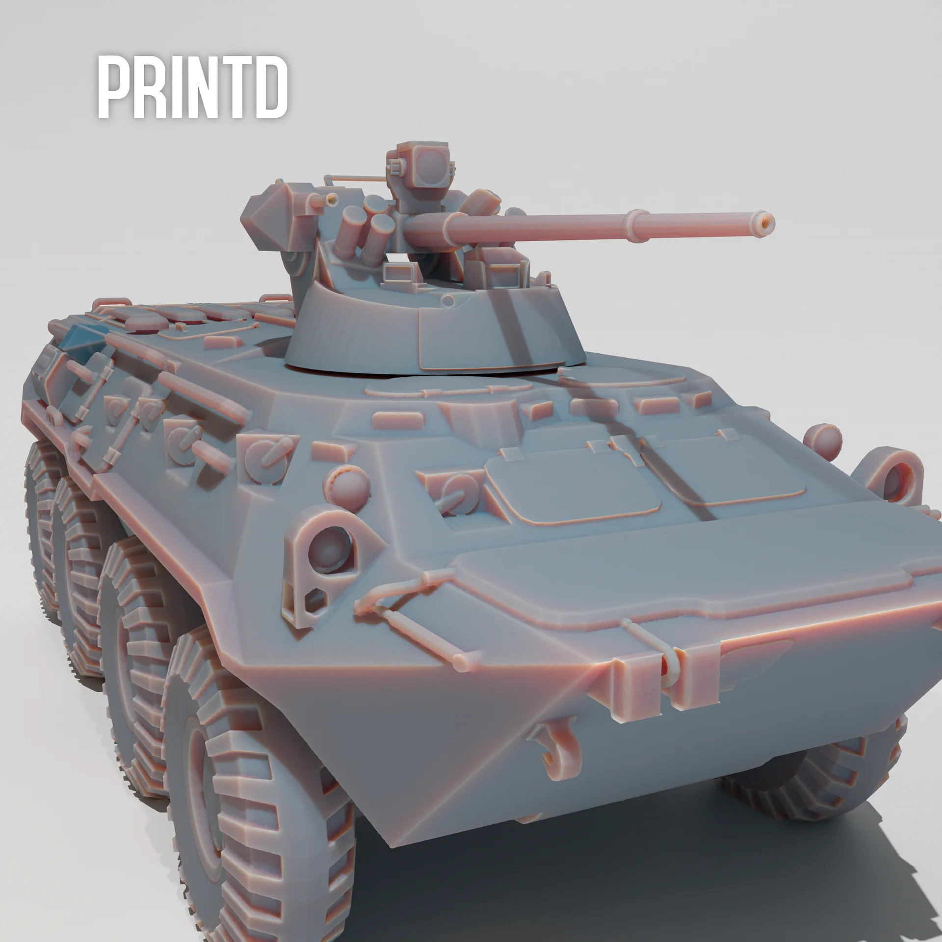 BTR-80/82 War Vehicle - Modern Warfare Wargame Hobby Resin Scale Models product image (1)