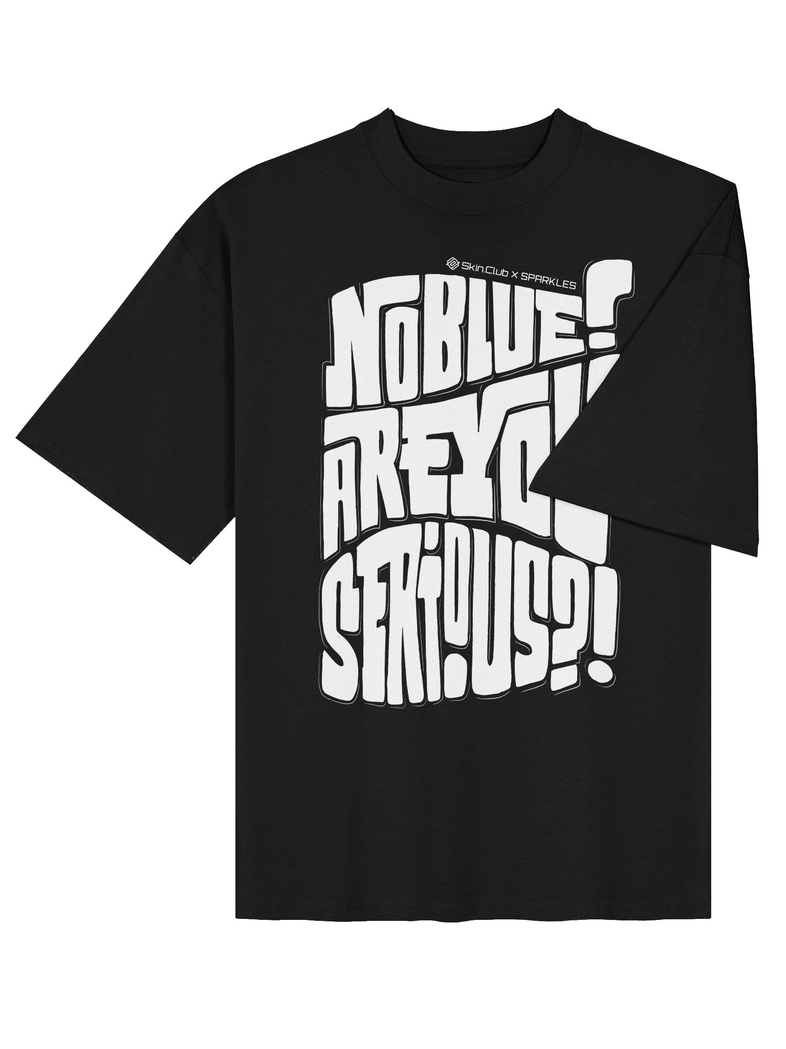 Sparkles x Skin.Club lmtd edition oversized T-Shirt - Black product image (4)