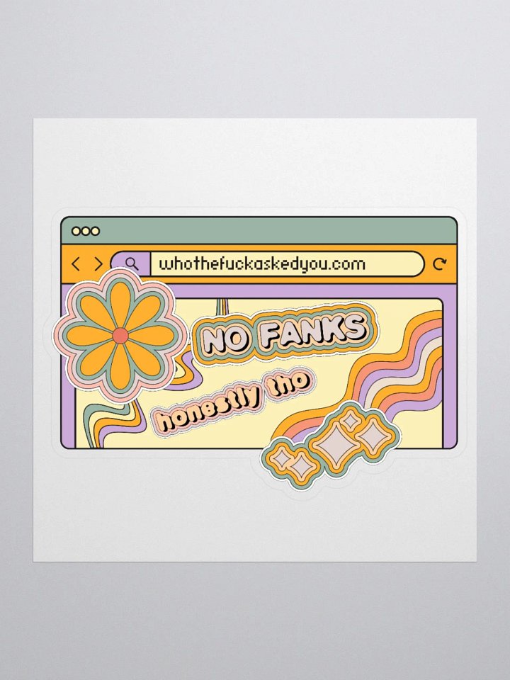 WHOTFASKEDYOU.COM kiss-cut sticker product image (1)