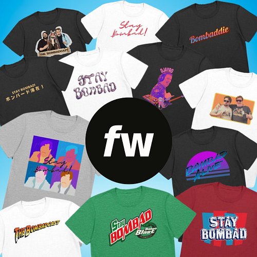 Looking to upgrade your wardrobe or grab the perfect Christmas gift?

The Bombadcast merch is back with $15 tees and epic des...
