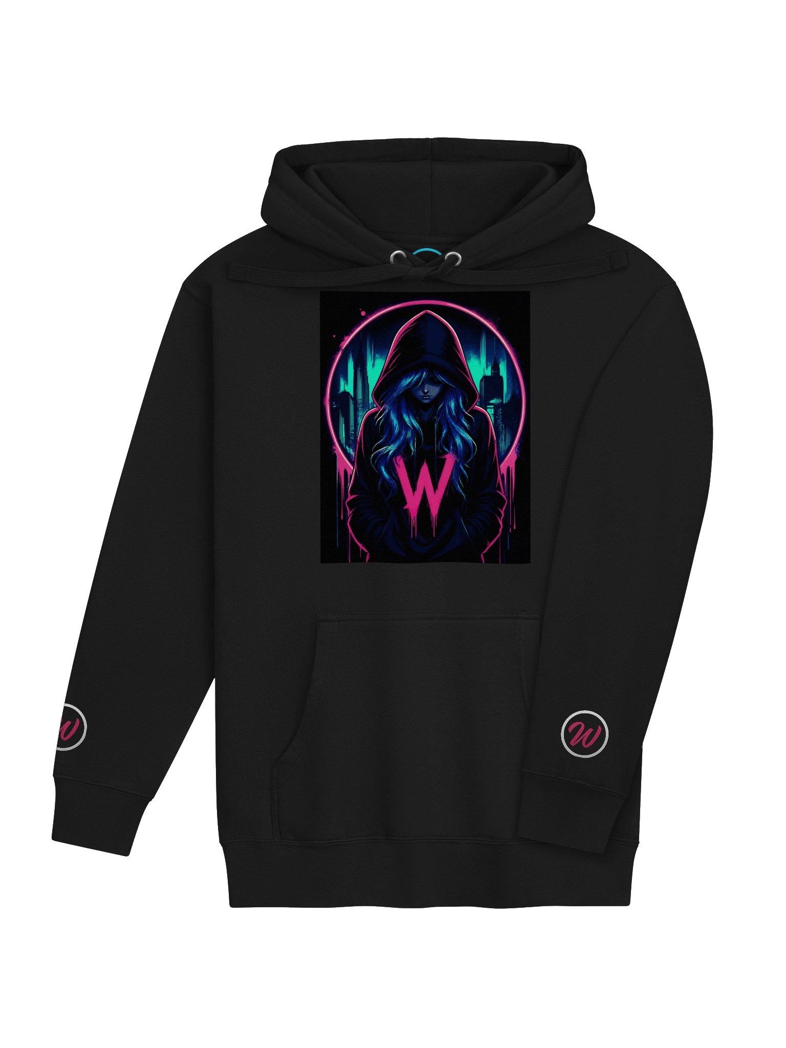 Neon Hooded Cyper Punk Hoodie product image (29)