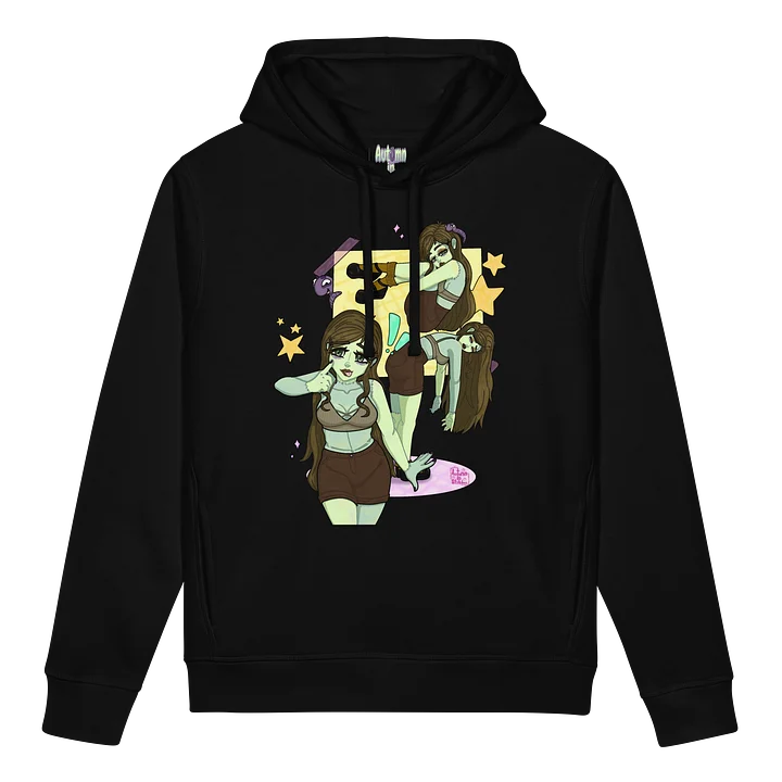 Autumninstitches poses design Stanley/Stella Unisex Organic Side Pocket Hoodie by Stanley/Stella product image (5)