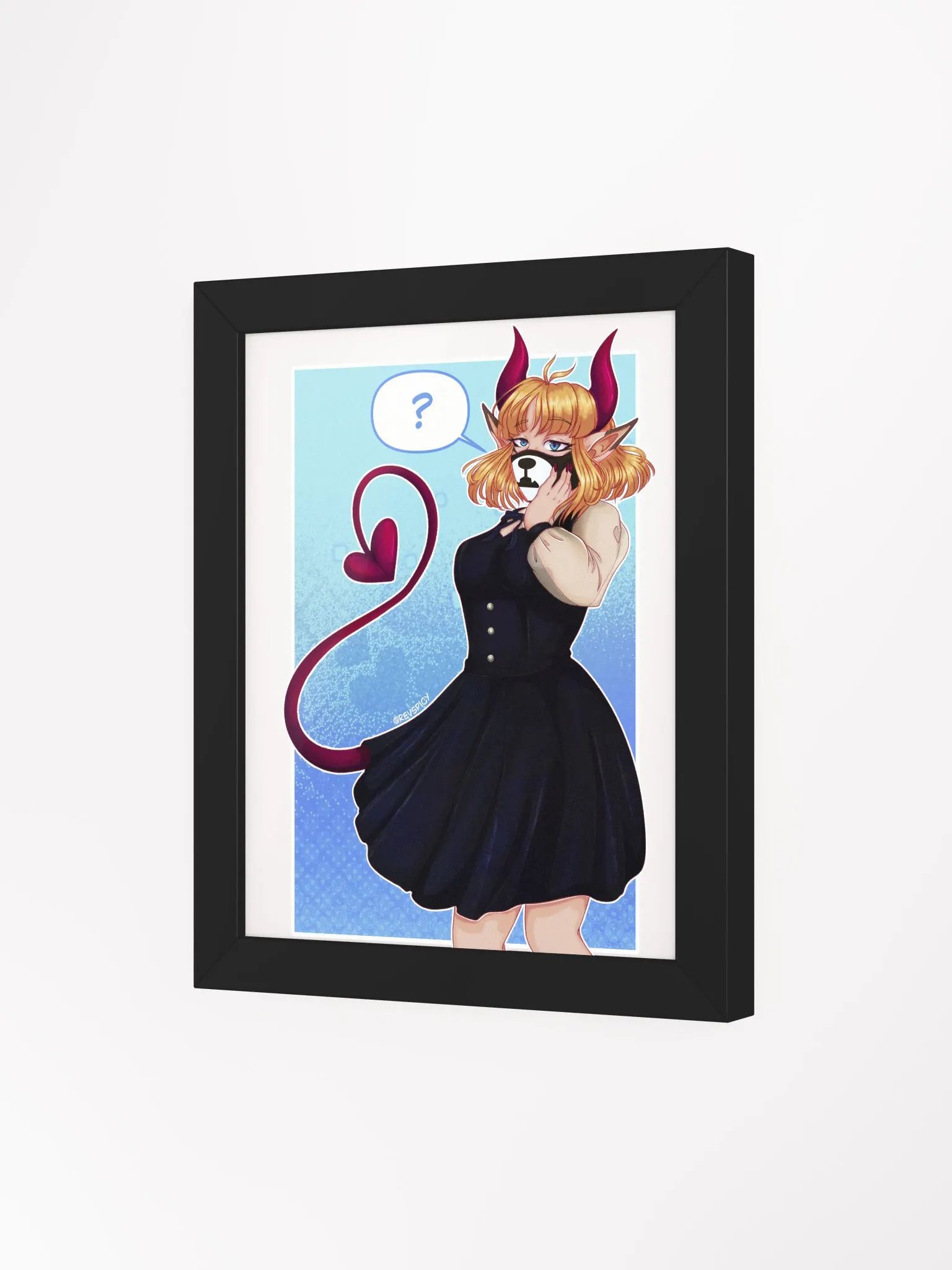 Question Mark Framed Print product image (52)