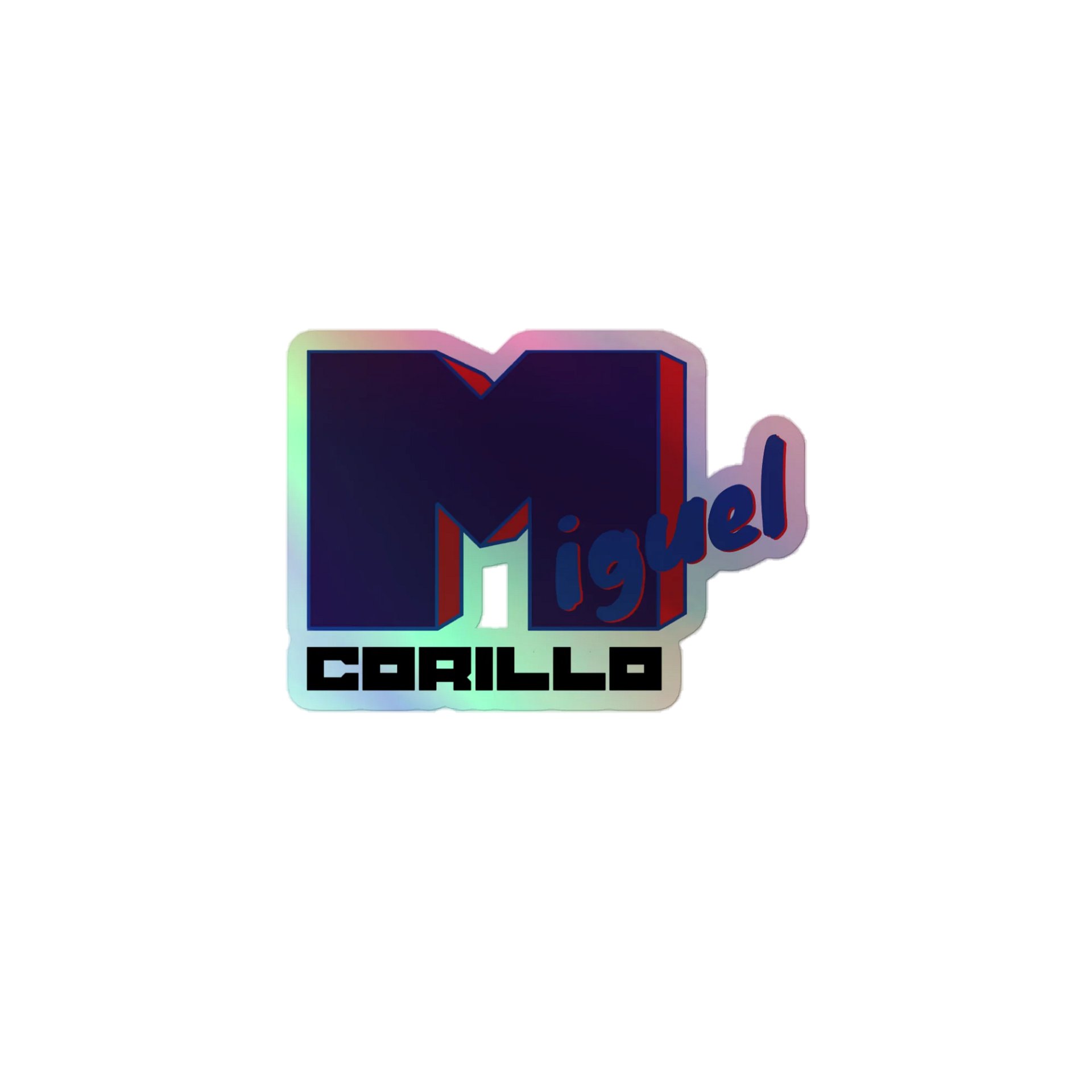 Retro Music Holographic Sticker - Purple product image (1)
